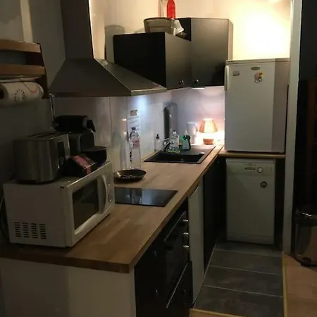 En Rez De Jardin Climatisee 2 Pieces-cuisine Avec Terrasse Et Jardin Apartment *